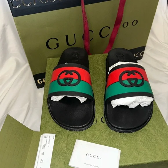 Gucci | Shoes | Mens Gucci Slides Size 1 | Poshmark display picture 1